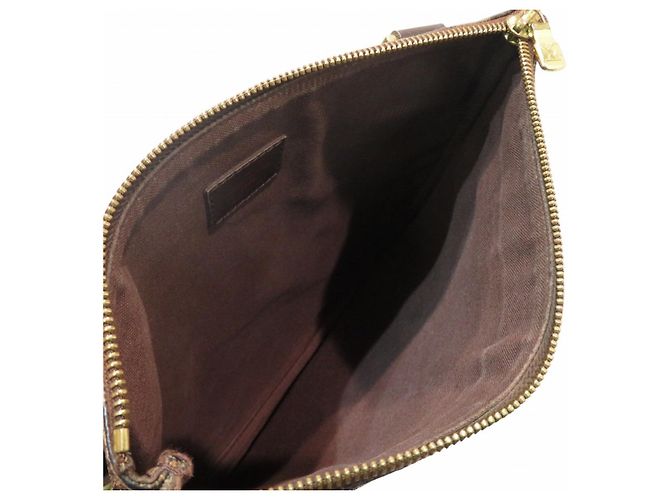 Pochette Bosphore Damier Ebene Louis Vuitton Borsa a Spalla Marrone - vista 10