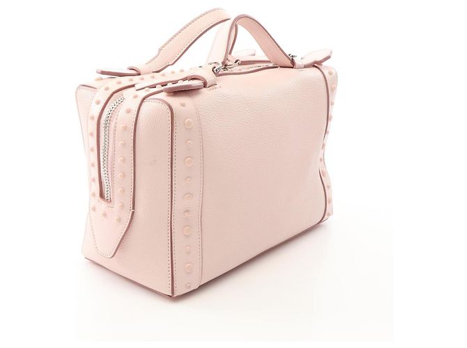 Borsa a mano 2way in pelle Gommini TOD'S Rosa - vista 2
