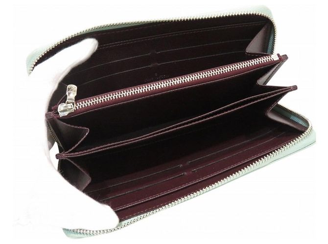 Portafoglio lungo Zippy Louis Vuitton Epi Electric Verde - vista 3