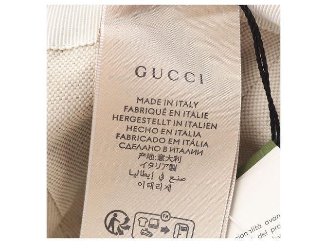 Cappellino in pelle bicolore Gucci Porpora - vista 5