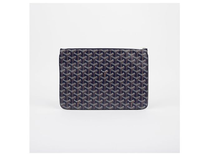Goyard Clutch Sena Mm Size Blu - vista 3