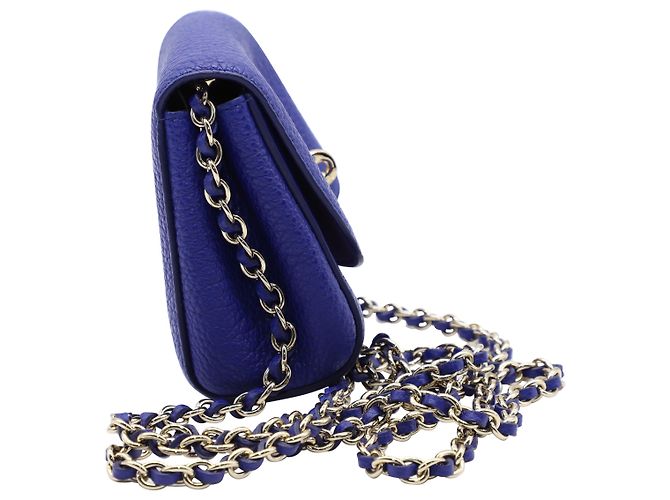 Mulberry Classic Lily in pelle di vitello blu - vista 2