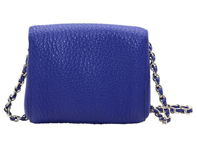 Mulberry Classic Lily in pelle di vitello blu - vista 4