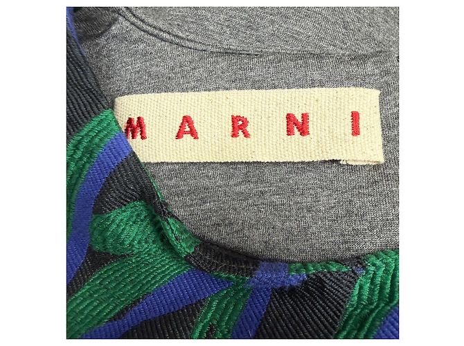 Mini abito stampato Marni in viscosa multicolore - vista 5