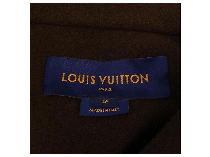 Abrigo de mezcla de cachemira Louis Vuitton Castaño - vista 5