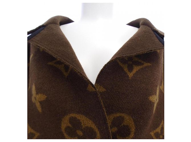 Abrigo de mezcla de cachemira Louis Vuitton Castaño - vista 6