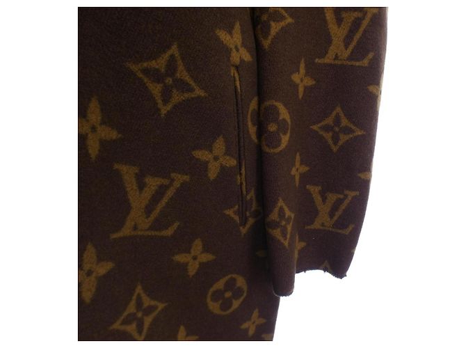 Abrigo de mezcla de cachemira Louis Vuitton Castaño - vista 7