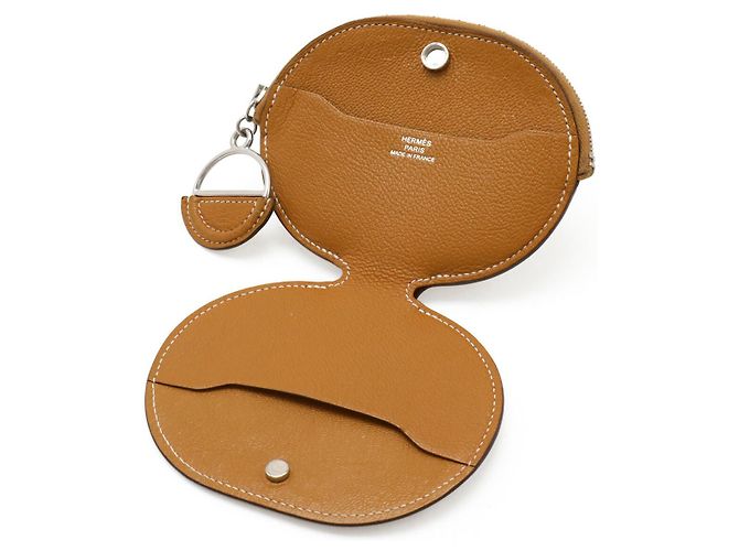 Monedero Hermès In The Loop Wink Chevre Castaño - vista 6