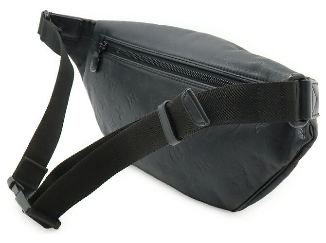 Marsupio Louis Vuitton Discovery Monogram Shadow Nero - vista 2