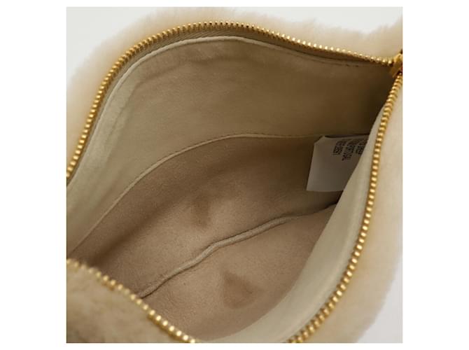 Borsa 2way SPUGNA in shearling Prada Beige - vista 7
