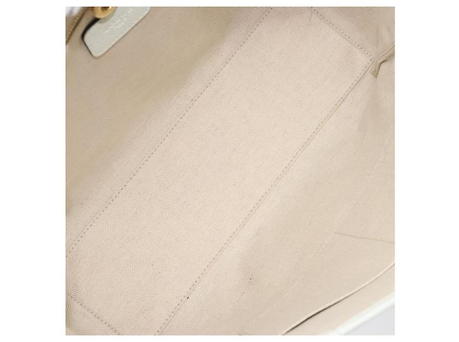 Loewe Heritage Tote aus Leder Weiß - Ansicht 5