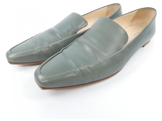 Scarpe The Row Verde Cachi - vista 3