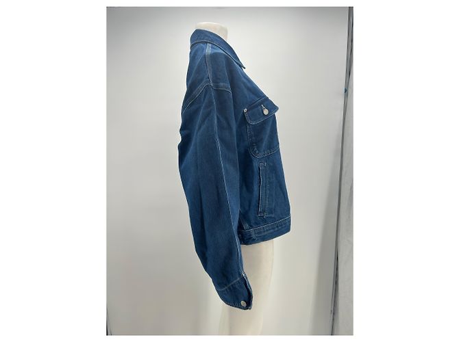 Giacca in denim Polo Ralph Lauren Blu Cotone M - vista 3