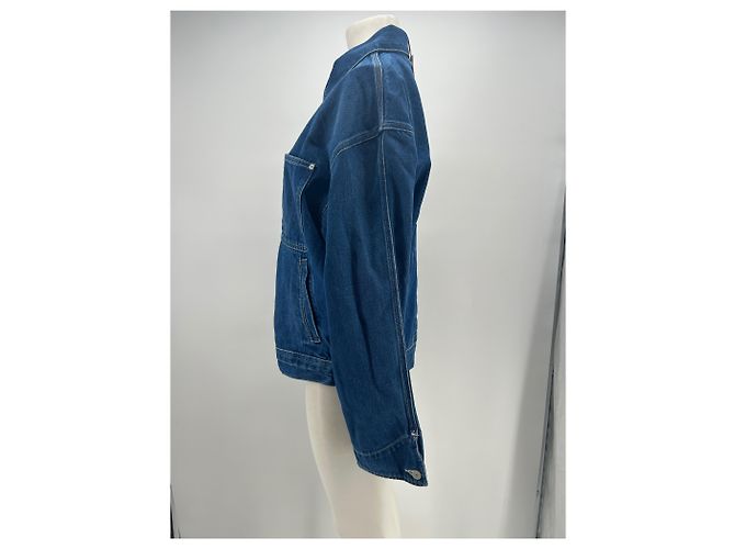 Giacca in denim Polo Ralph Lauren Blu Cotone M - vista 4