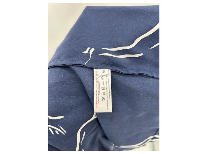 Autre Marque Camicia blu navy stampata - vista 6