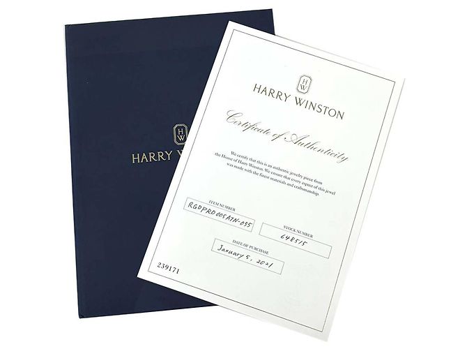 Anillo Harry Winston Brilliant Love Diamond - vista 8