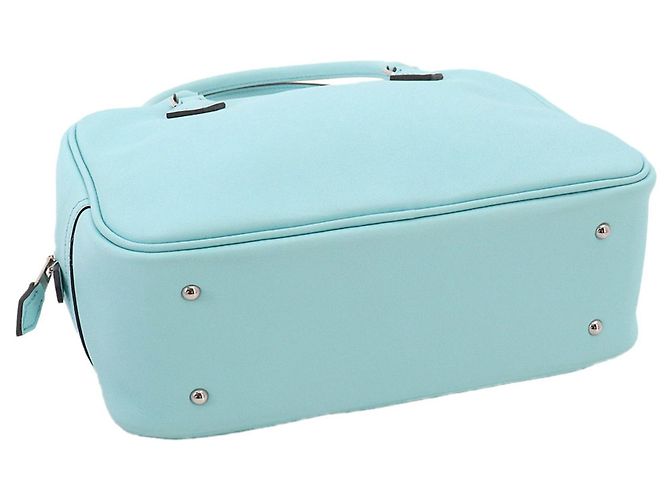 Hermès Hermes Mini Plume 20 Handtasche Blau - Ansicht 5
