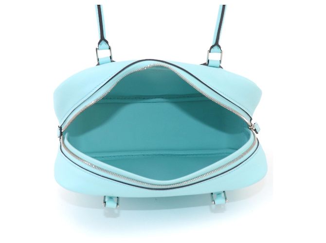 Hermès Hermes Mini Plume 20 Handtasche Blau - Ansicht 7