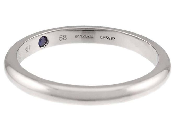 Bulgari Bvlgari Roma Amor Platin Saphir Ring Größe 58 - Ansicht 3