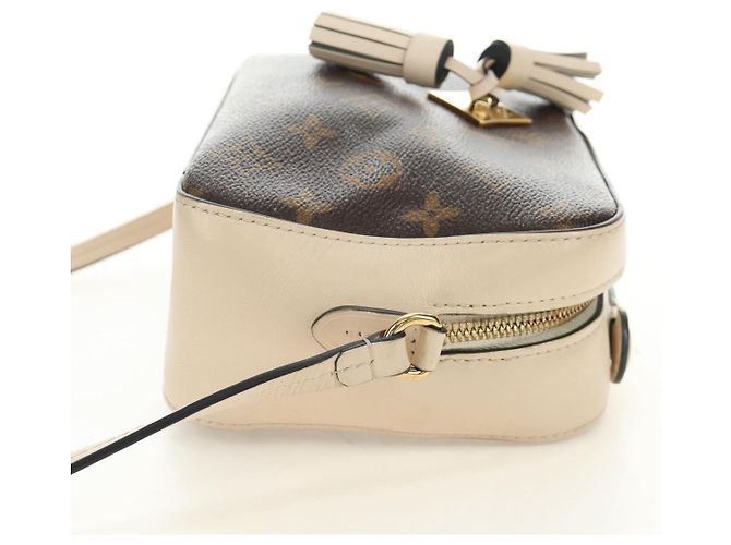 Louis Vuitton Saintonge en lona Monogram con piel Castaño - vista 4