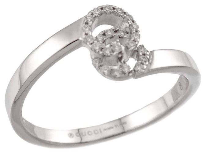 Anello Gucci GG Running Diamond Band - vista 6