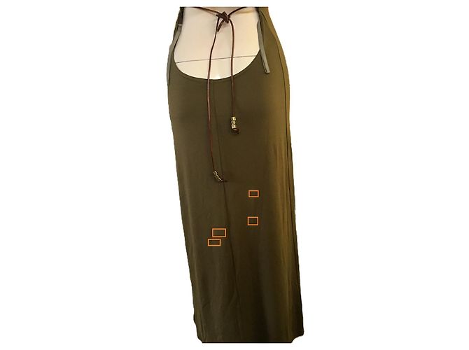 Céline Vestido largo Celine verde oliva - vista 11