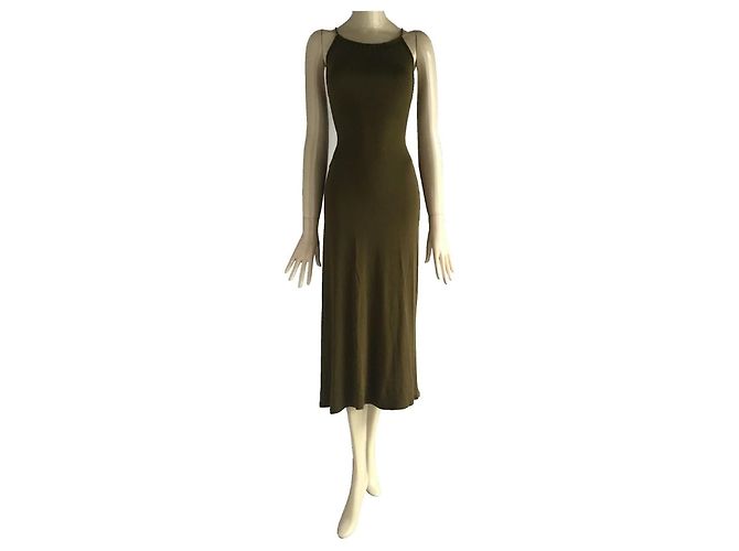 Céline Vestido largo Celine verde oliva - vista 9