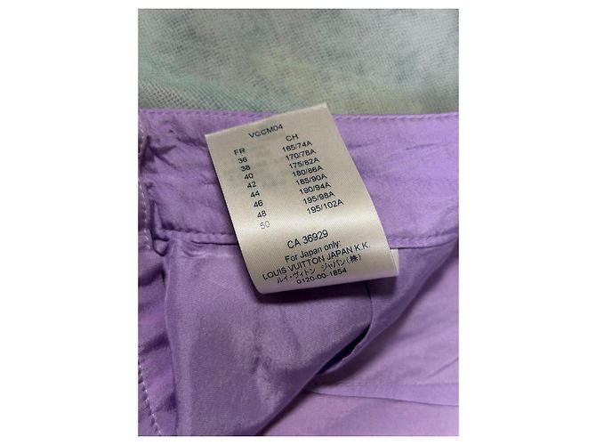 Pantaloncini Louis Vuitton Monogram Multicolore Porpora Verde chiaro - vista 6
