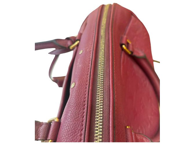 Louis Vuitton Speedy Bandouliere Monogram Empreinte Leather 25 Bordeaux - vue 5