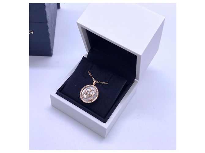 Collar De Beers Dorado - vista 3