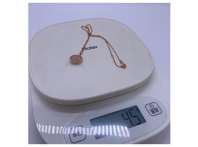Collar De Beers Dorado - vista 6