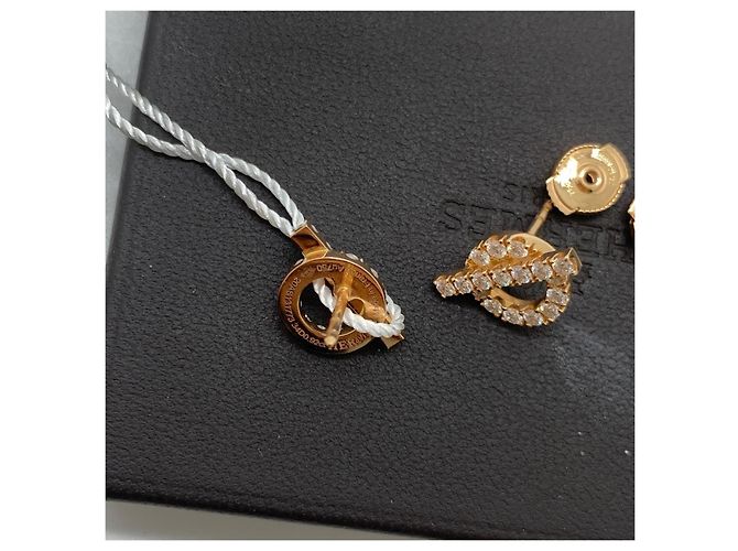 Brincos Hermès Dourado - vista 7