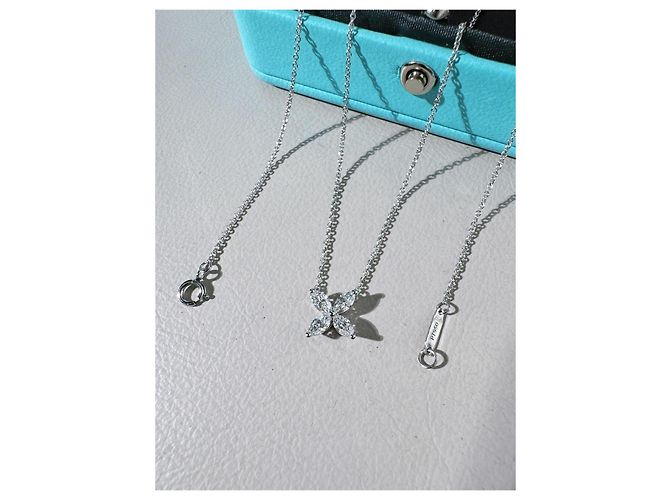Collana Tiffany & Co Victoria in platino e diamanti Argento - vista 2