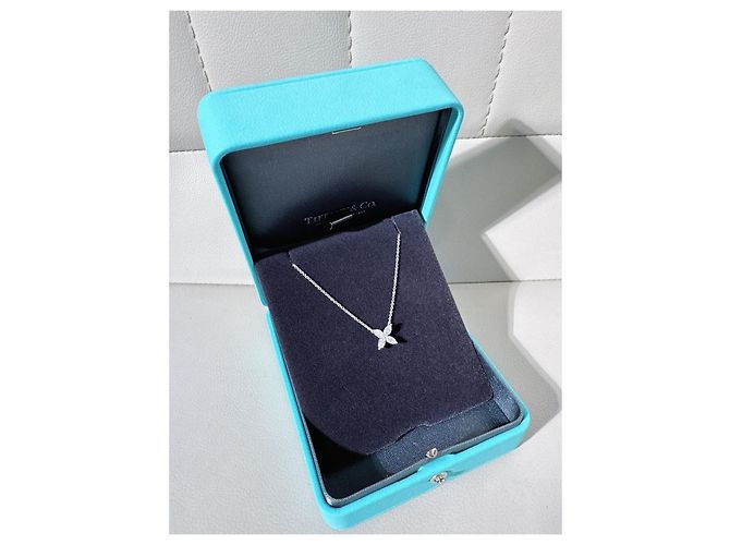 Collana Tiffany & Co Victoria in platino e diamanti Argento - vista 4