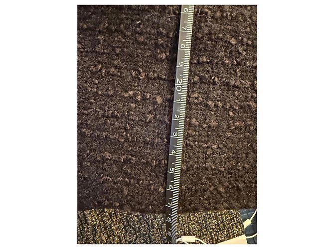 Short de tweed negro Chanel - vista 6