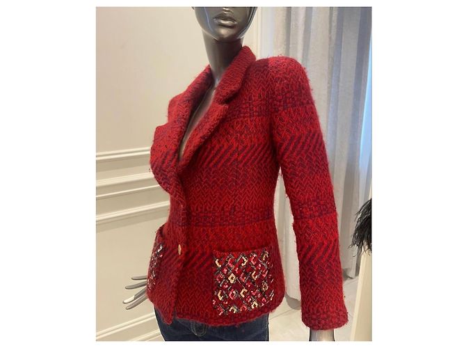 Chanel Jacke Rot - Ansicht 2