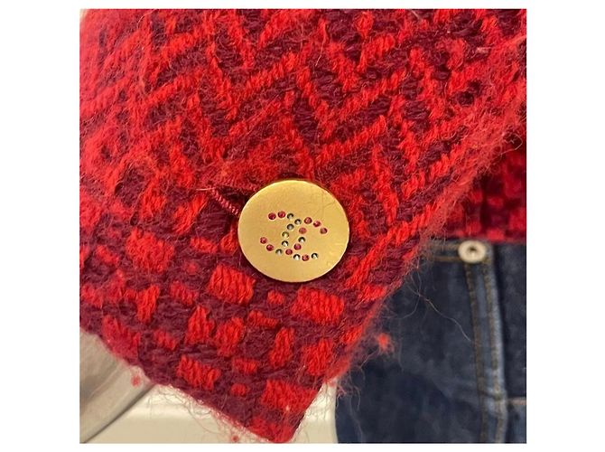 Chanel Jacke Rot - Ansicht 5