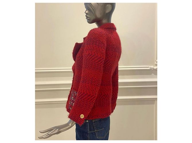 Chanel Jacke Rot - Ansicht 6