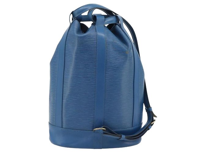 Louis Vuitton Randonnee Epi Leather PM Blu - vista 2