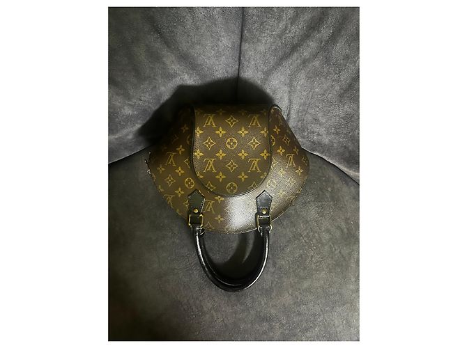 Borsa Ellipse PM in tela Monogram Louis Vuitton Marrone Monogramma - vista 5