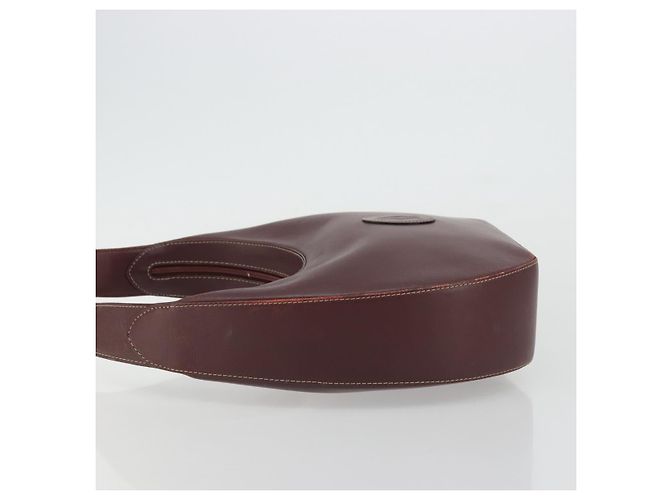 Cartier Vintage must de Cartier Leather Bordò - vista 4