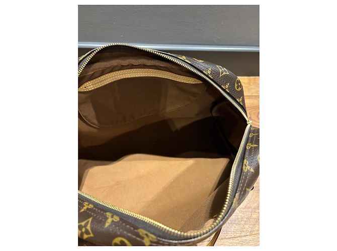 Borsa Montorgueil GM in tela Monogram Louis Vuitton Marrone Monogramma - vista 11
