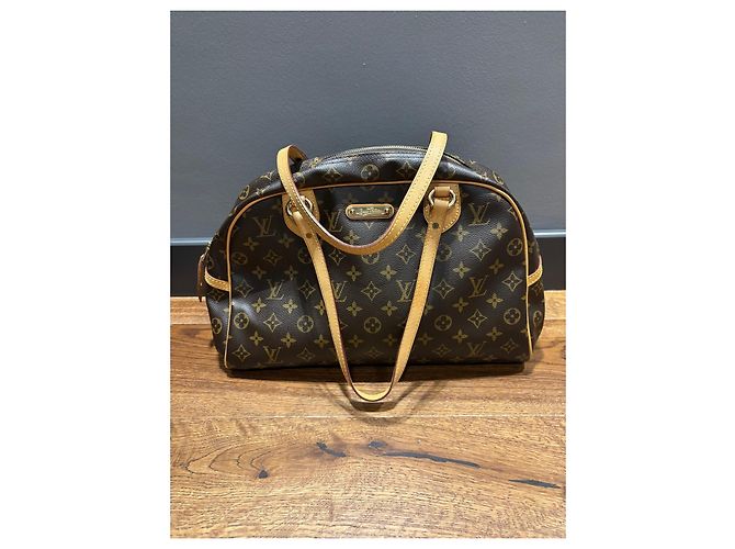 Borsa Montorgueil GM in tela Monogram Louis Vuitton Marrone Monogramma - vista 2