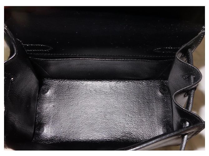 Hermès Hermes Mini Kelly Tasche Schwarz - Ansicht 13