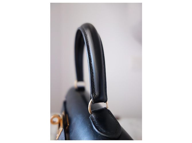 Hermès Hermes Mini Kelly Tasche Schwarz - Ansicht 14