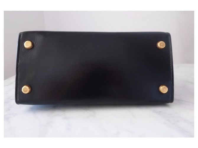 Hermès Hermes Mini Kelly Tasche Schwarz - Ansicht 17