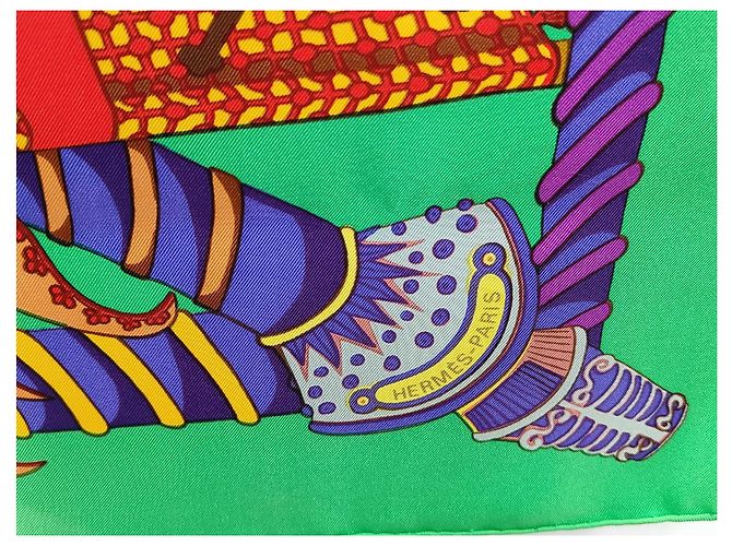 Hermès Hermes Carré 90 Seta multicolore 90 x 90 - vista 2