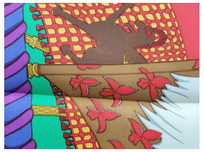 Hermès Hermes Carré 90 Seta multicolore 90 x 90 - vista 3
