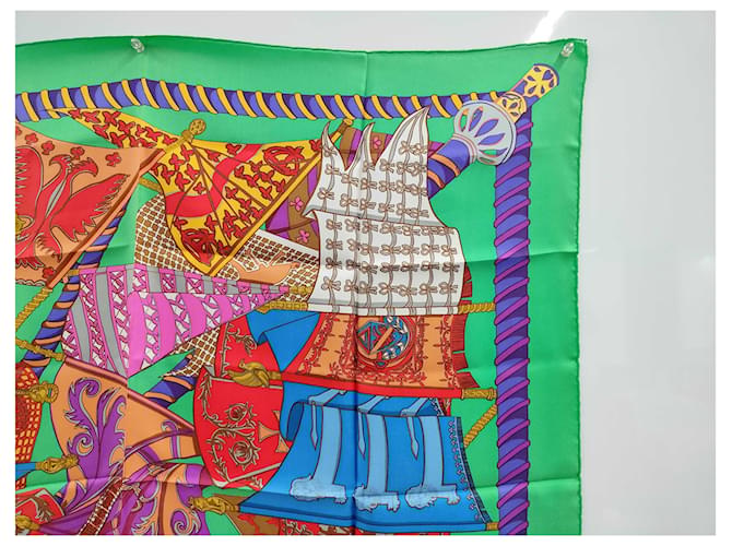 Hermès Hermes Carré 90 Seta multicolore 90 x 90 - vista 5