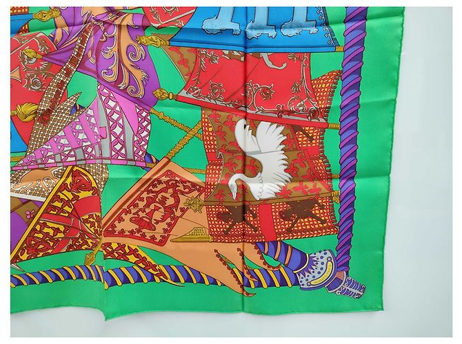 Hermès Hermes Carré 90 Seta multicolore 90 x 90 - vista 6